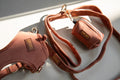 Cacao Velvet Set (Harness + Leash)